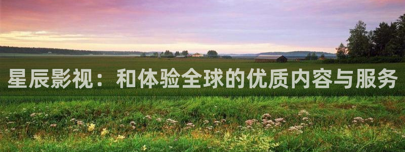 国产人人看视频：星辰影视：和体验全球的优质内容与服务